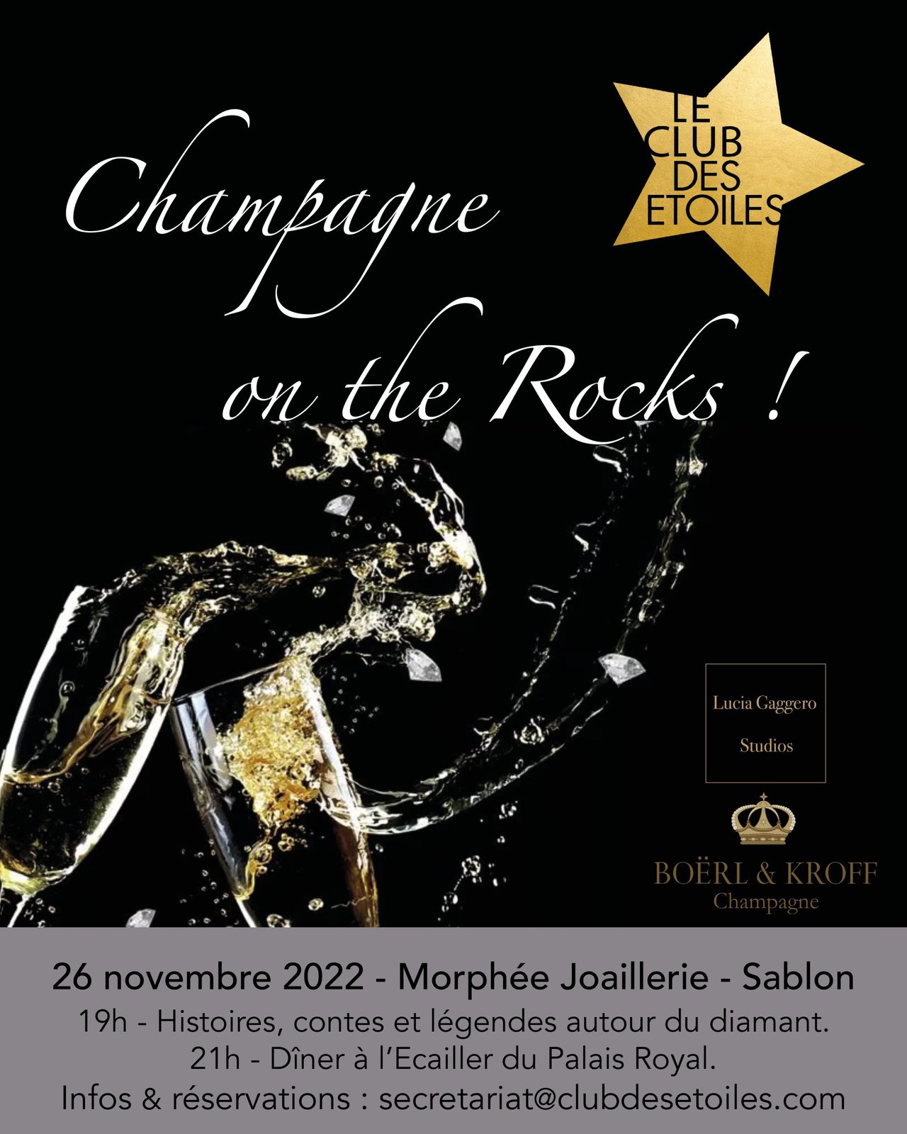 Champagne on the Rocks ! - Le Club des Etoiles - A business & social ...