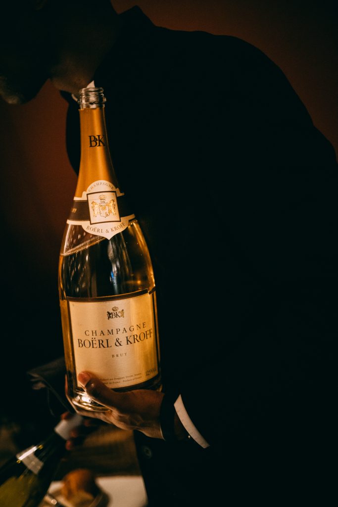 Le prestigieux champagne Boërl & Kroff.